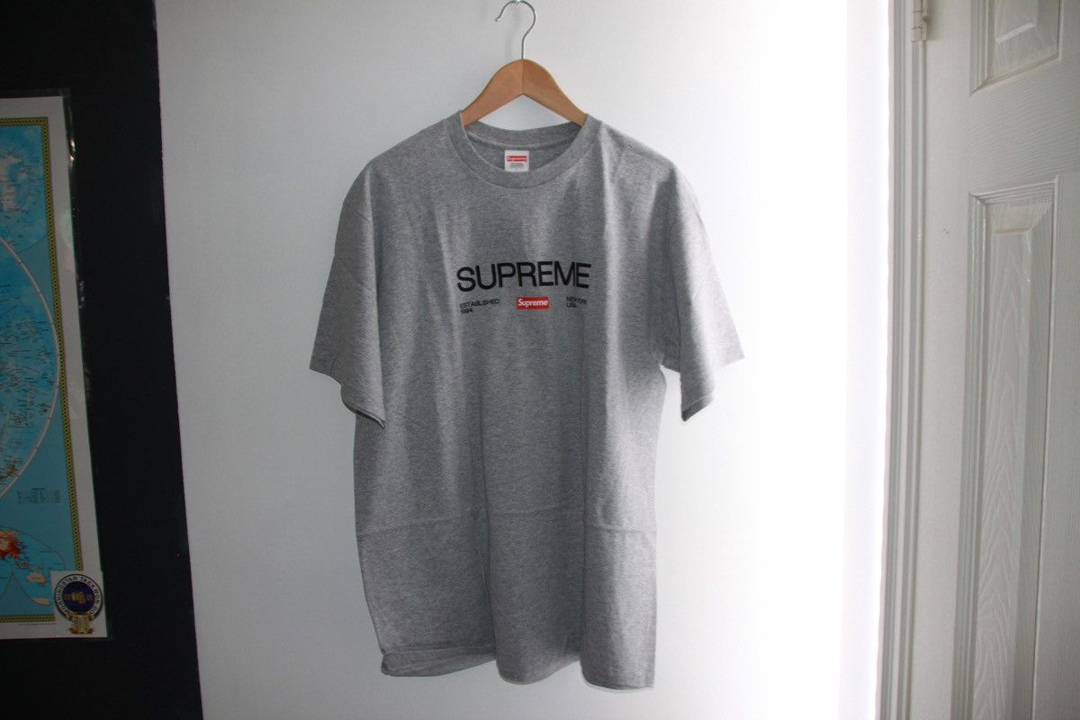 Supreme SUPREME Est. 1994 Tee FW21 Size US L / EU 52-54 / 3 - 1 Thumbnail