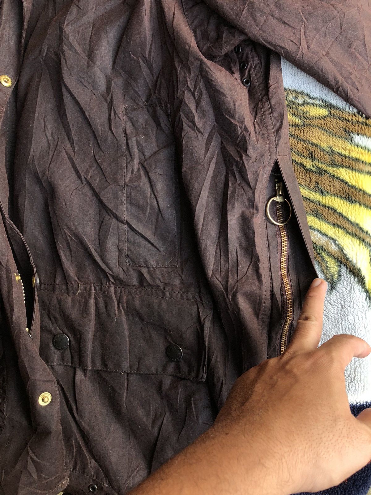 Barbour A190 Vintage Barbour Beaufort Coton Minimum Jacket Size US XL / EU 56 / 4 - 11 Thumbnail