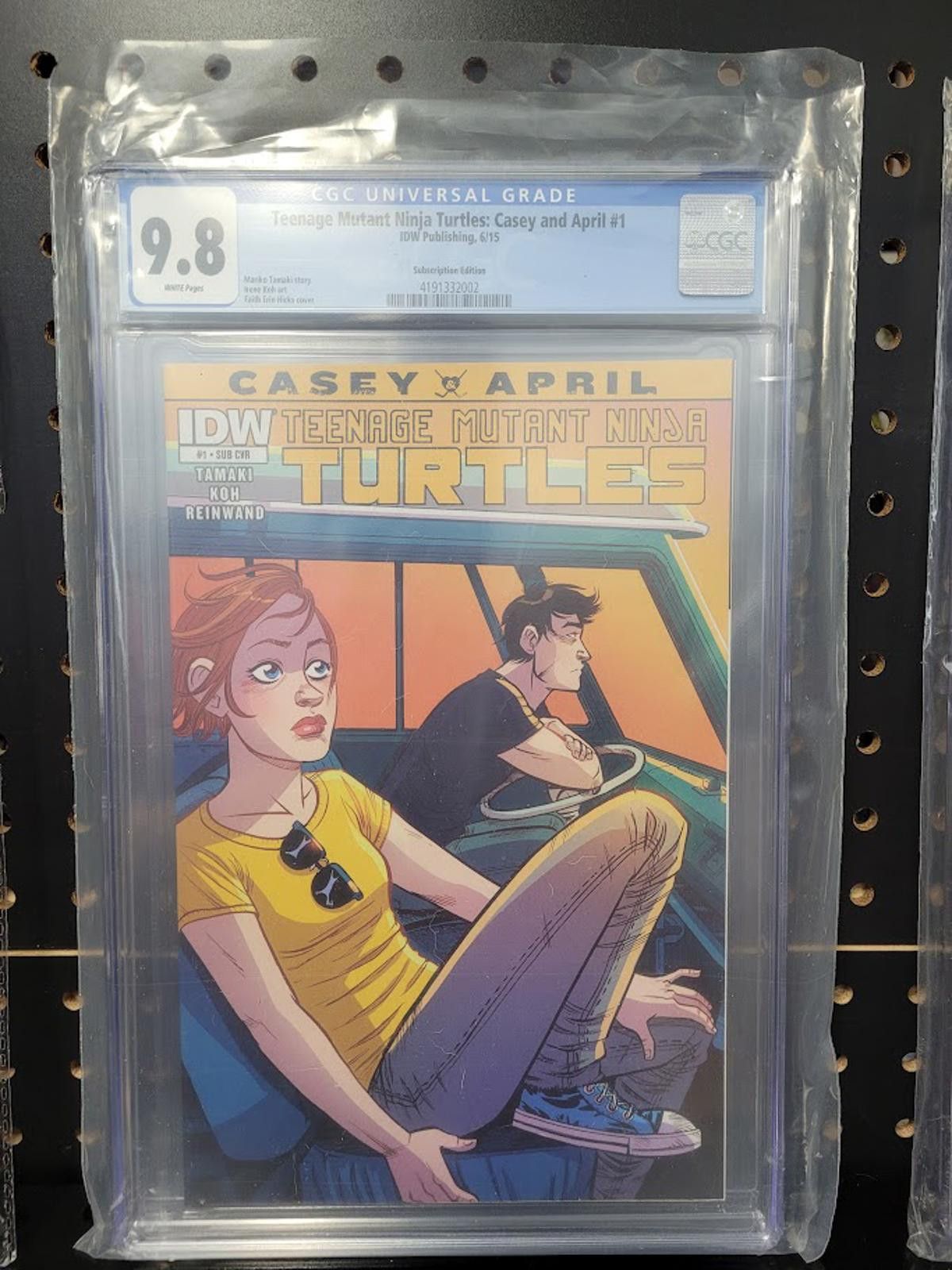 Other Teenage Mutant Ninja Turtles: Casey and April #1 CGC 9.8 Size ONE SIZE - 1 Thumbnail