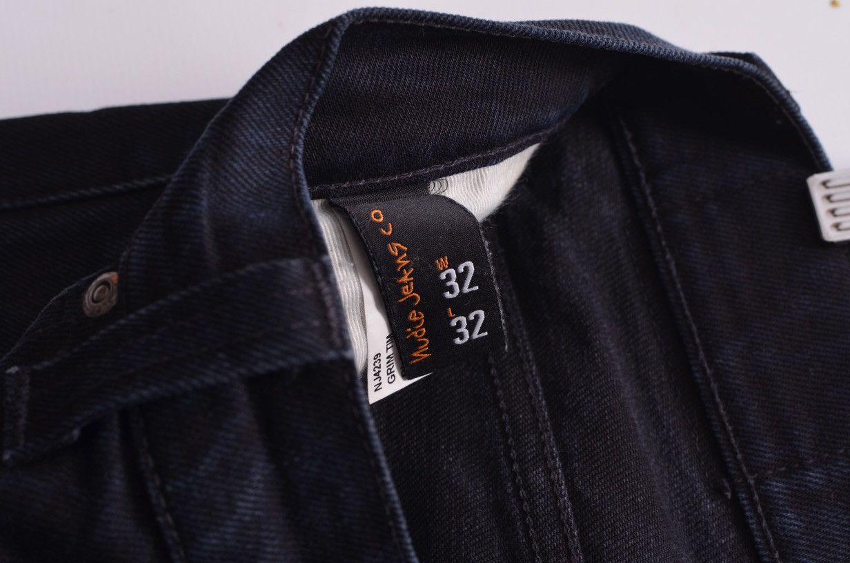 Nudie Jeans Nudie denim jeans grim tim black ring size 32 Size US 32 / EU 48 - 4 Thumbnail