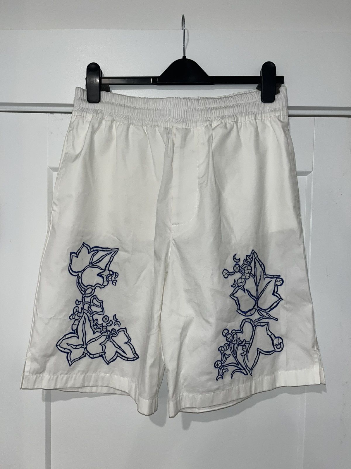Burberry Burberry Daniel Lee SS24 Embellished Silk Shorts Size US 32 / EU 48 - 1 Thumbnail