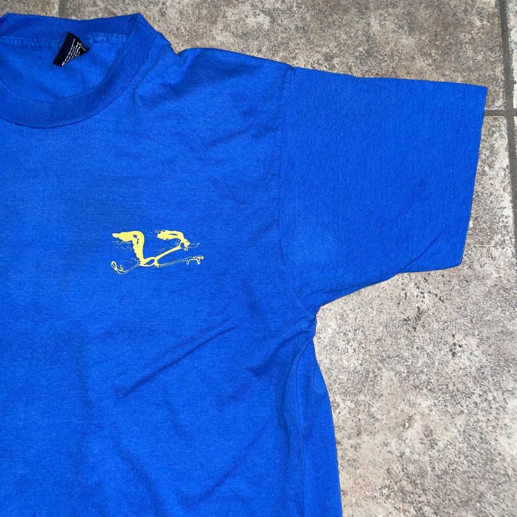 Vintage VINTAGE Screen Stars Graphic T-Shirt Adult Extra Large Blue Stars Cotton Size US XL / EU 56 / 4 - 3 Thumbnail