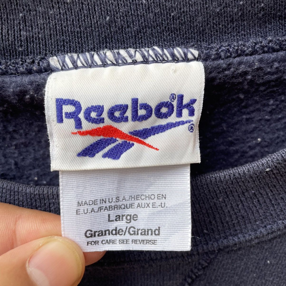 Reebok 🔥Vintage 90s Reebok OG Big Logo Crewneck Sweatshirts Size US M / EU 48-50 / 2 - 10 Thumbnail