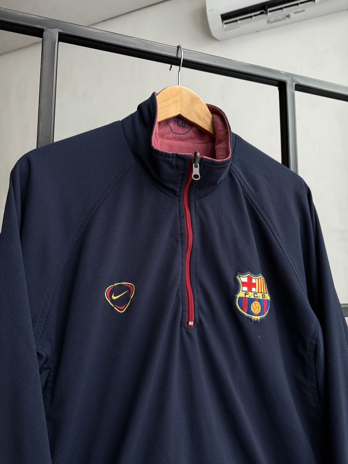 Nike Vintage Nike FC Barcelona Football Jacket Soccer Track Top Size US L / EU 52-54 / 3 - 5 Thumbnail