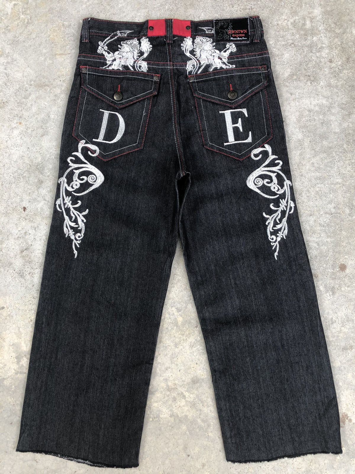 Dogtown Dogtown Embroidered Jeans Baggy Jeans Hip Hop Size US 34 / EU 50 - 1 Thumbnail