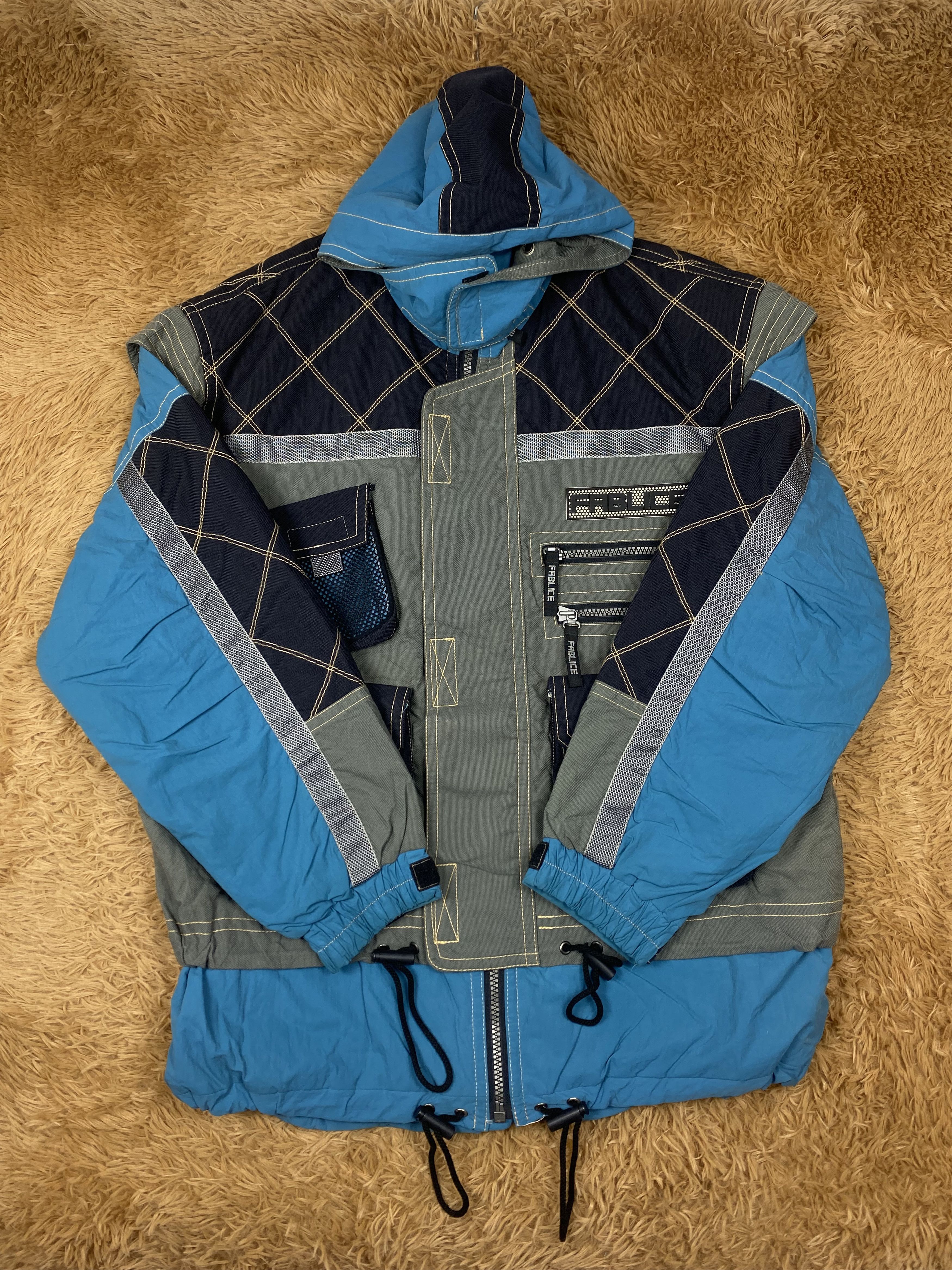 Japanese Brand Vintage Thinsulate x Fablice 3D Pocket Ski Jacket DJ0014 Size US XL / EU 56 / 4 - 6 Thumbnail