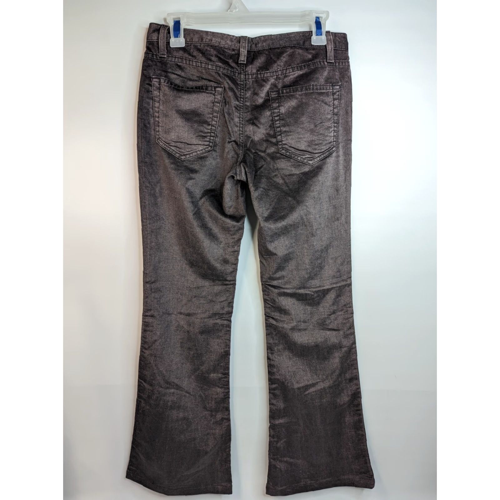 Theory THEORY SEQUOIA VELVET WASH STRETCH FLARE JEANS WOMEN'S 4, MAUVE, COTTON/VISCose/ELASTANE, 31 IN inseam Size 27" / US 4 / IT 40 - 6 Thumbnail