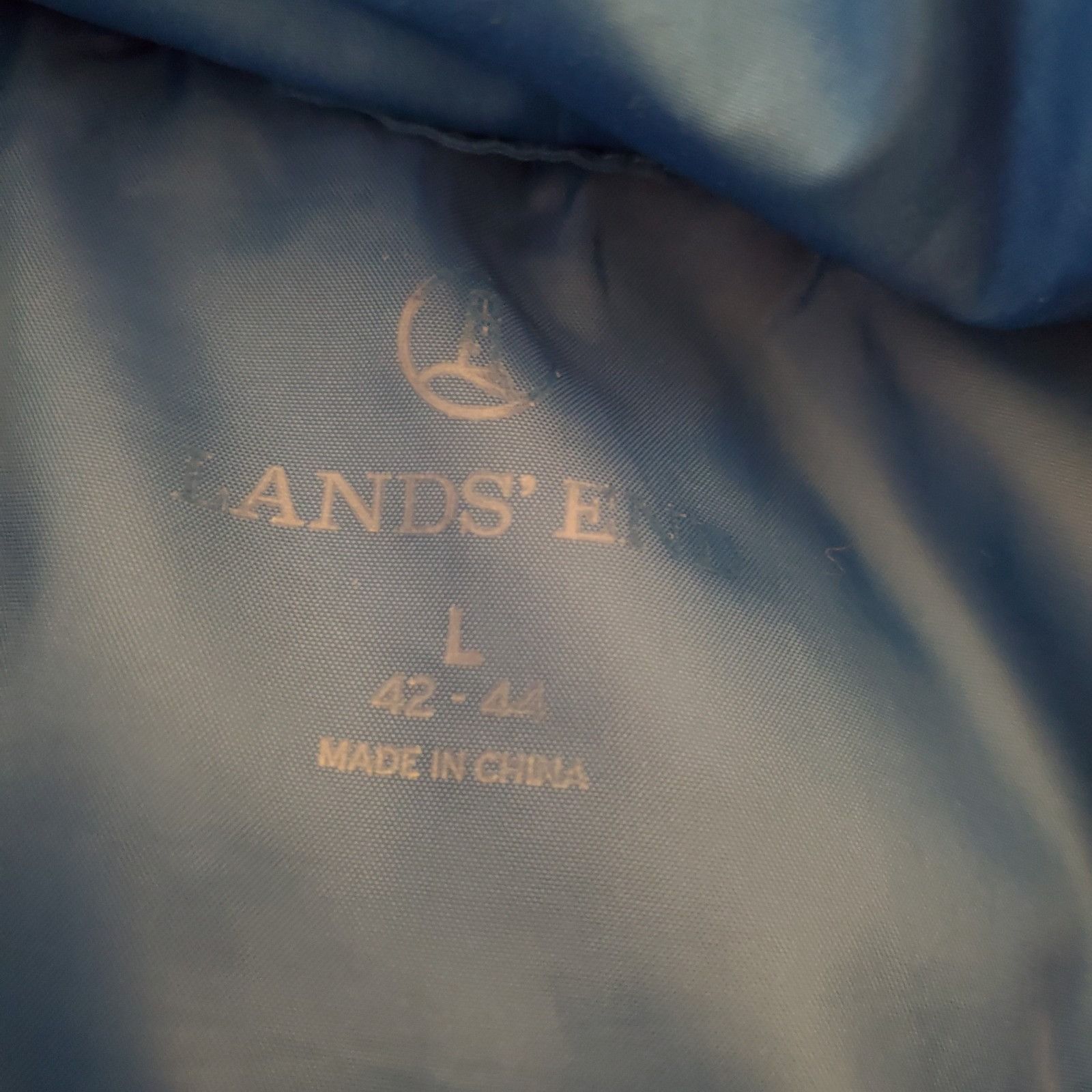 Lands' End Lands' End Puffer Vest Packable Unisex Down Feather Vest Blu Size US L / EU 52-54 / 3 - 4 Thumbnail
