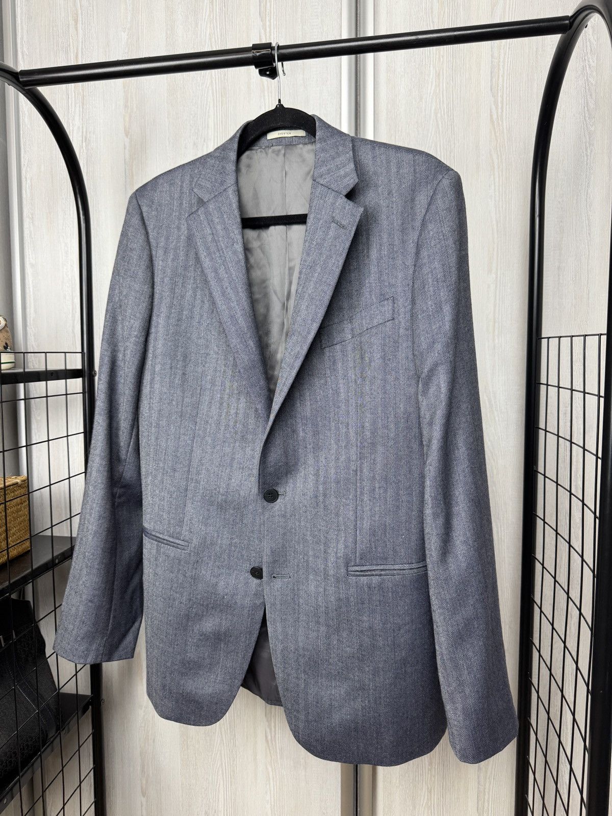 Chester Barrie Chester by Chester Barrie Saville Row herringbone blazer Size 40L - 3 Thumbnail
