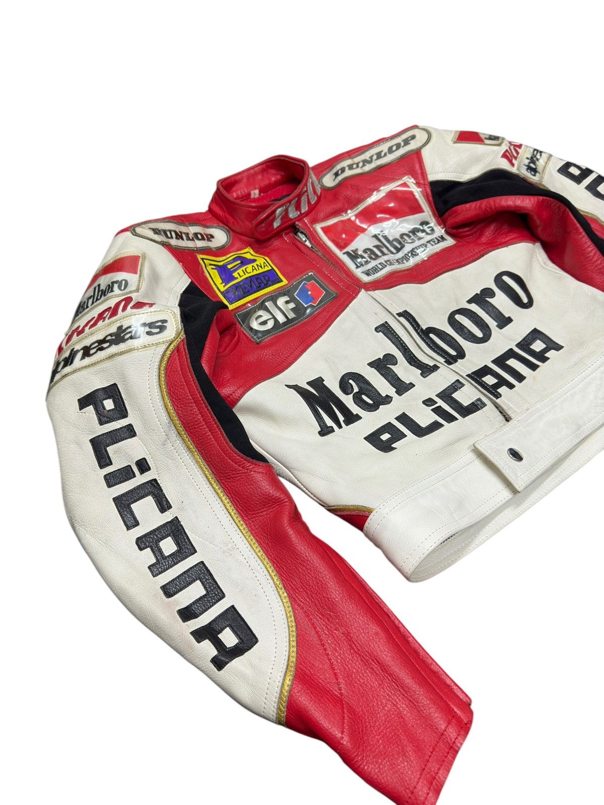 Alpinestars × Marlboro × Vintage Vintage Marlboro Leather Racing Suit Separated Size US 30 / EU 46 - 4 Thumbnail