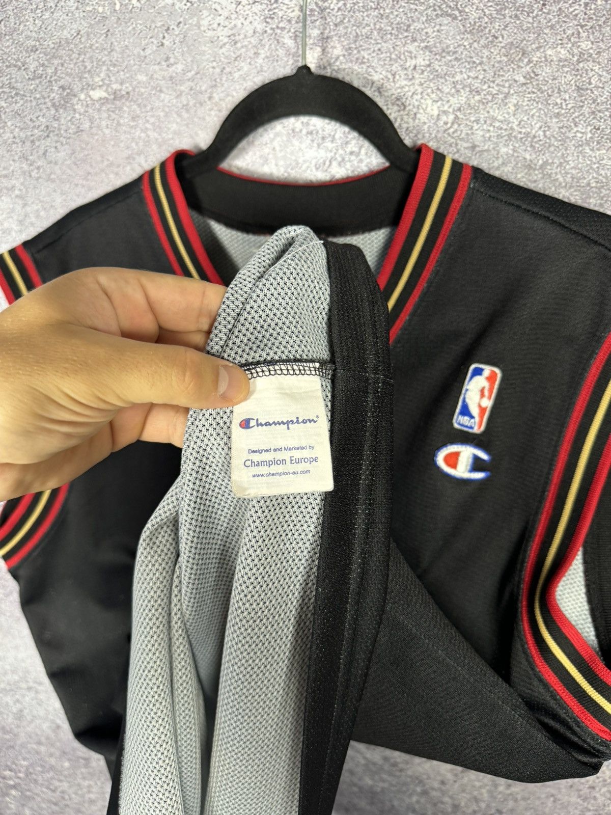 NBA #3 Allen Iverson 90’s Champion Sixers Philadelphia Jersey Size US L / EU 52-54 / 3 - 9 Thumbnail