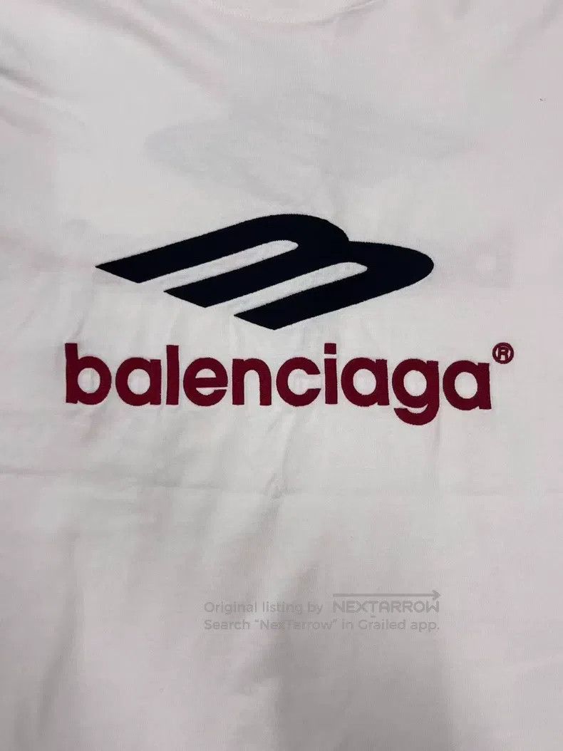 Balenciaga Balenciaga Logo embroidered round neck short-sleeve T-shir Size US XS / EU 42 / 0 - 3 Thumbnail