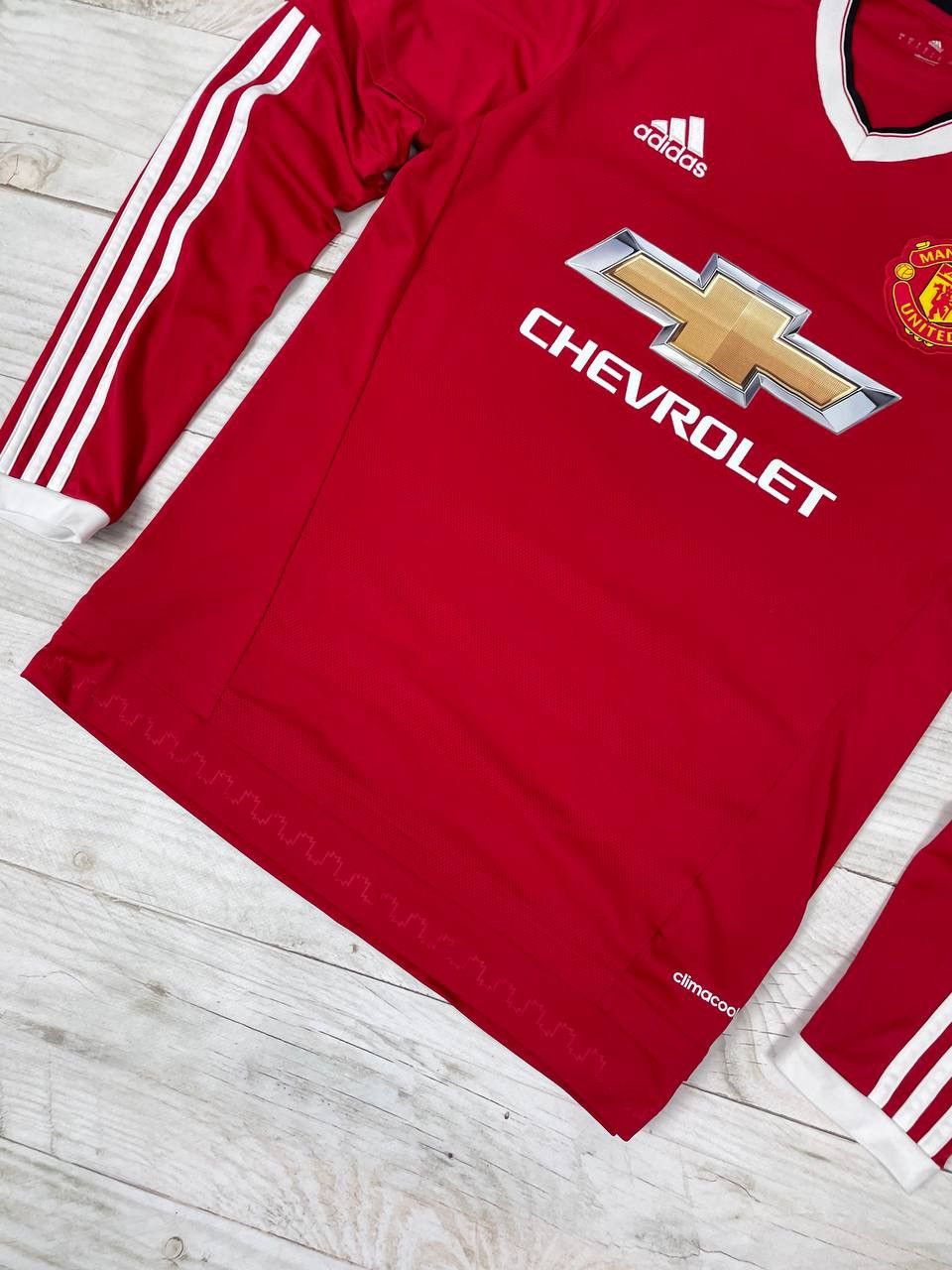 Nike Manchester United 2015 2016 Home Shirt Long Sleeve Jersey Size US S / EU 44-46 / 1 - 3 Thumbnail