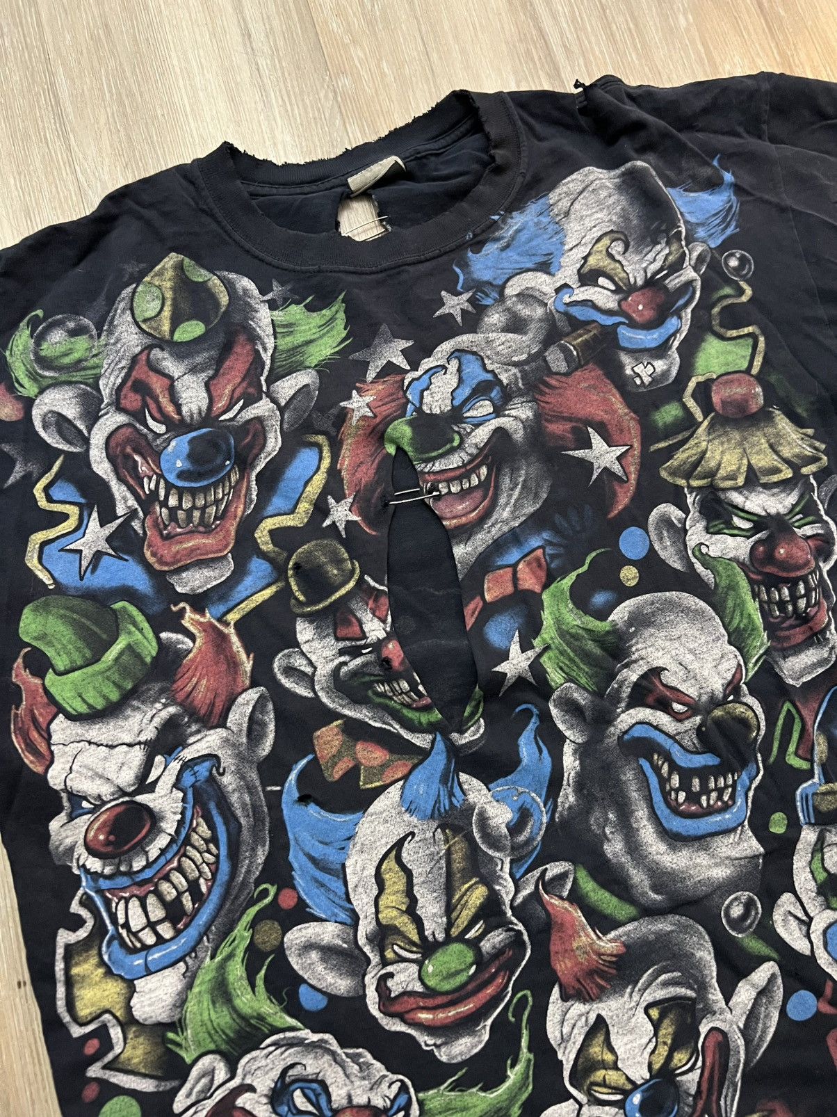 Liquid Blue Thrashed Liquid Blue AOP Clown Shirt Size US XL / EU 56 / 4 - 2 Thumbnail