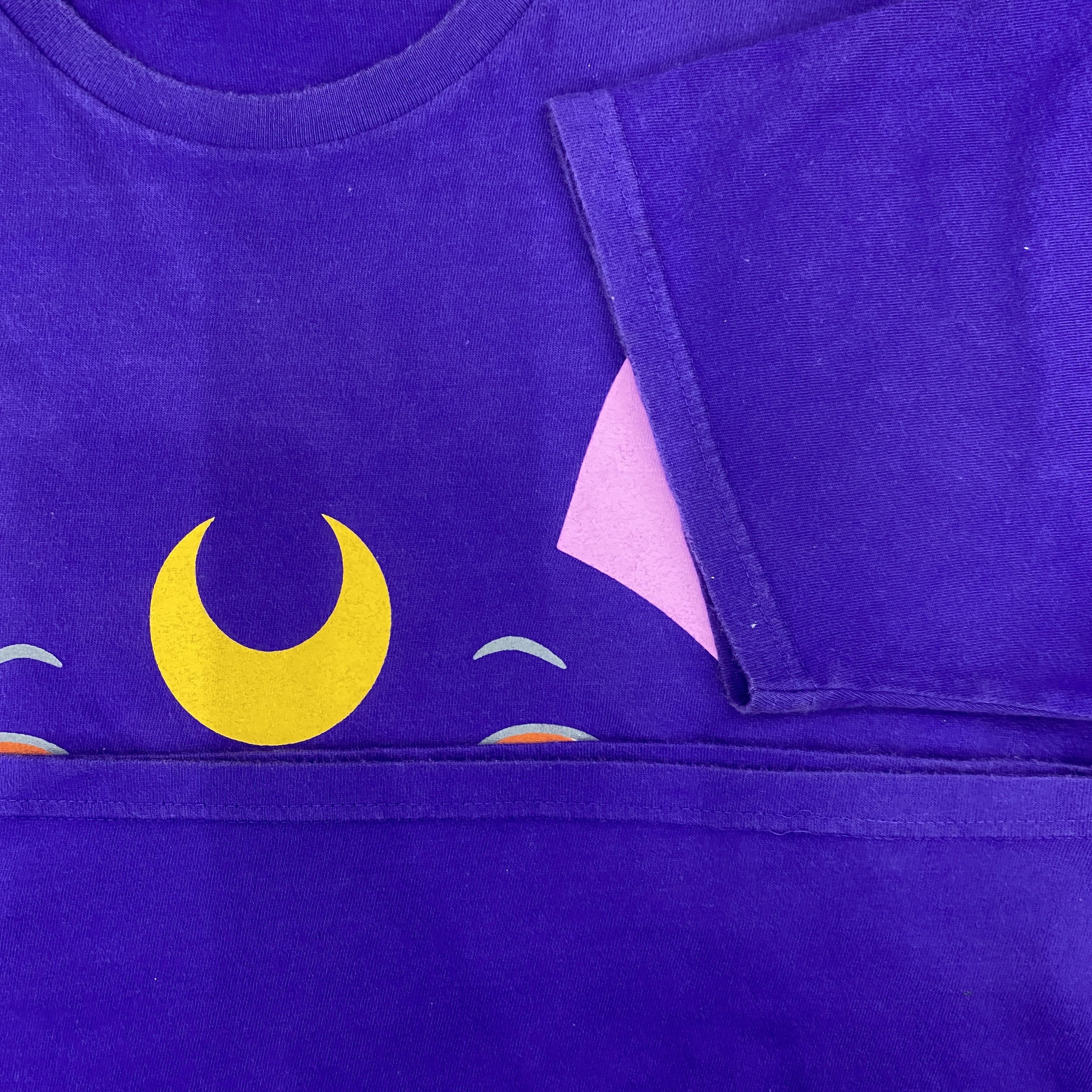 Anime Vtg SAILOR MOON S ANIME Manga TeeShirt Comic- K011 Size US L / EU 52-54 / 3 - 8 Thumbnail