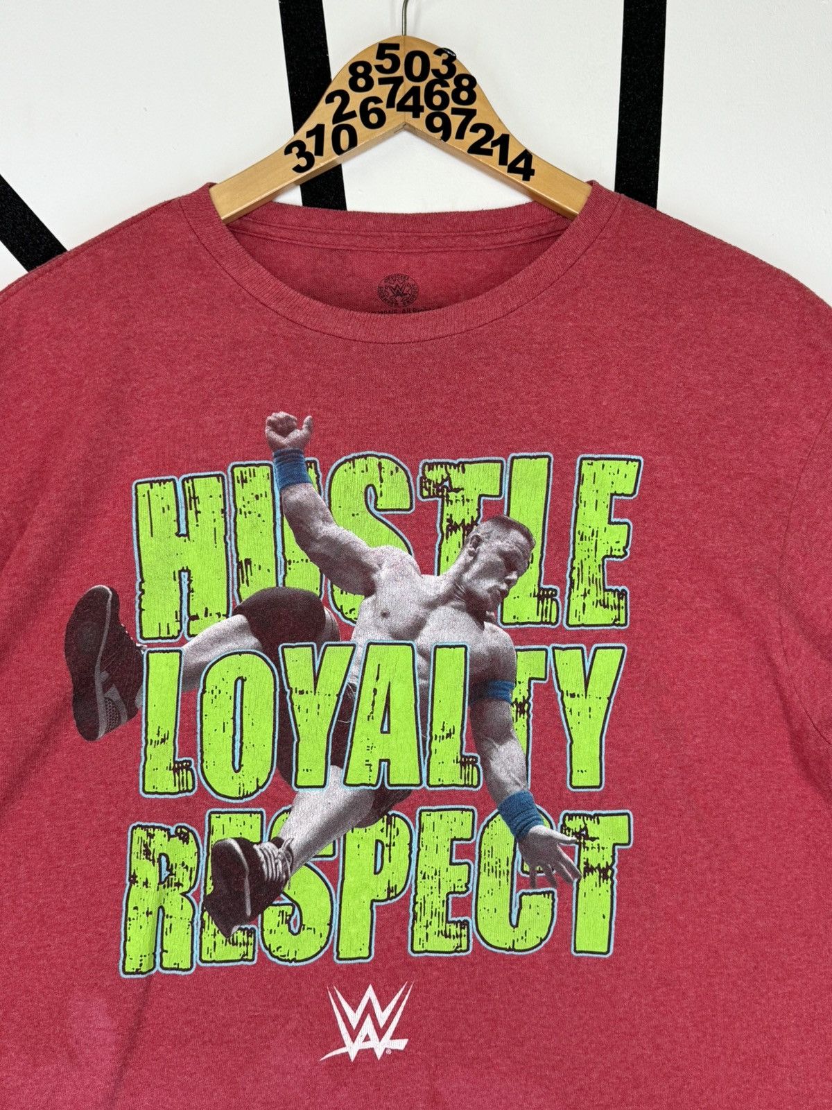 Vintage Hustle Loyalty Respect John Cena WWE WWF T-shirt Big Logo H Size US M / EU 48-50 / 2 - 6 Thumbnail