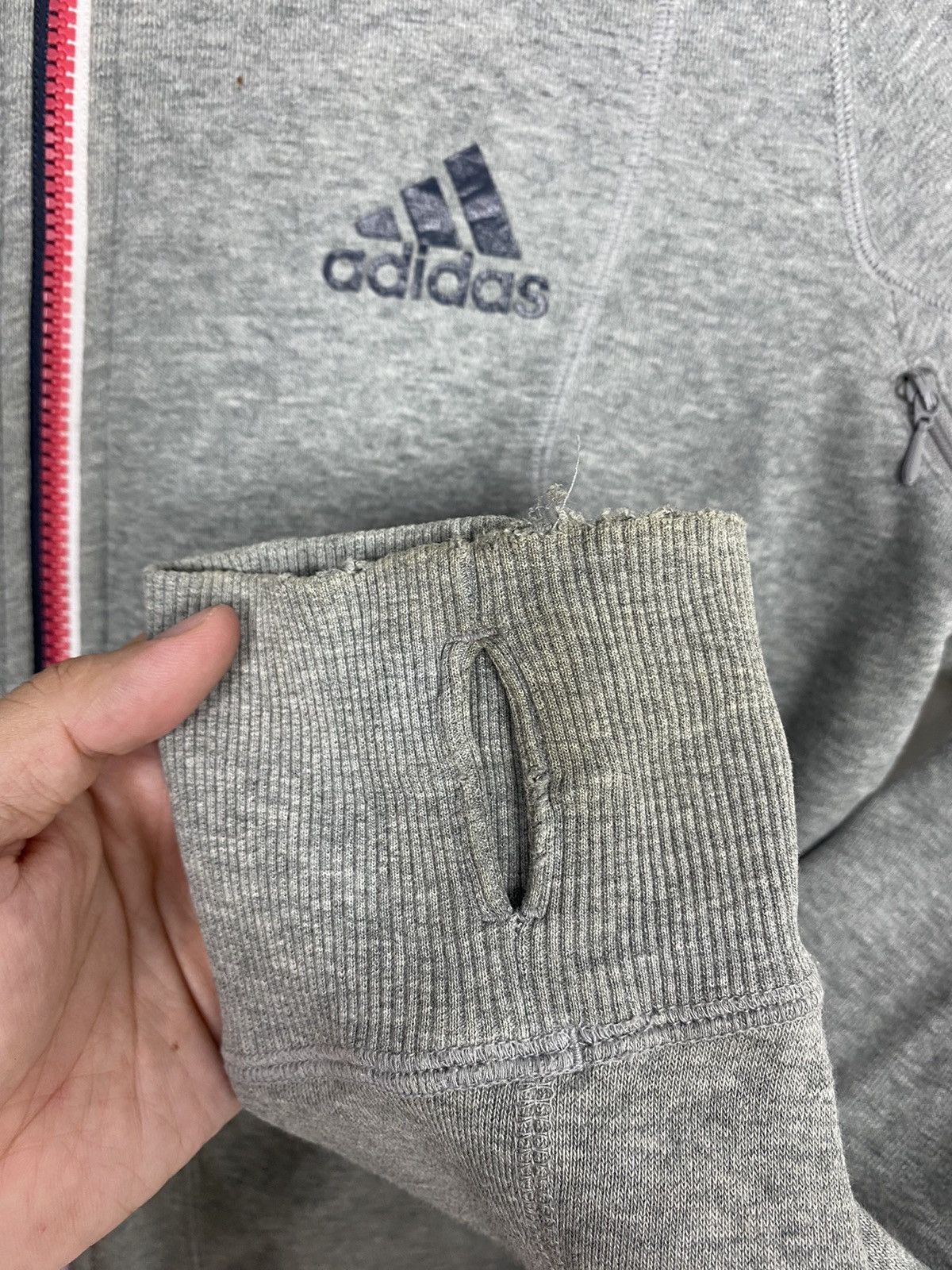 Adidas Rare‼️ Adidas Hoodie Full Zipper Size S / US 4 / IT 40 - 11 Thumbnail