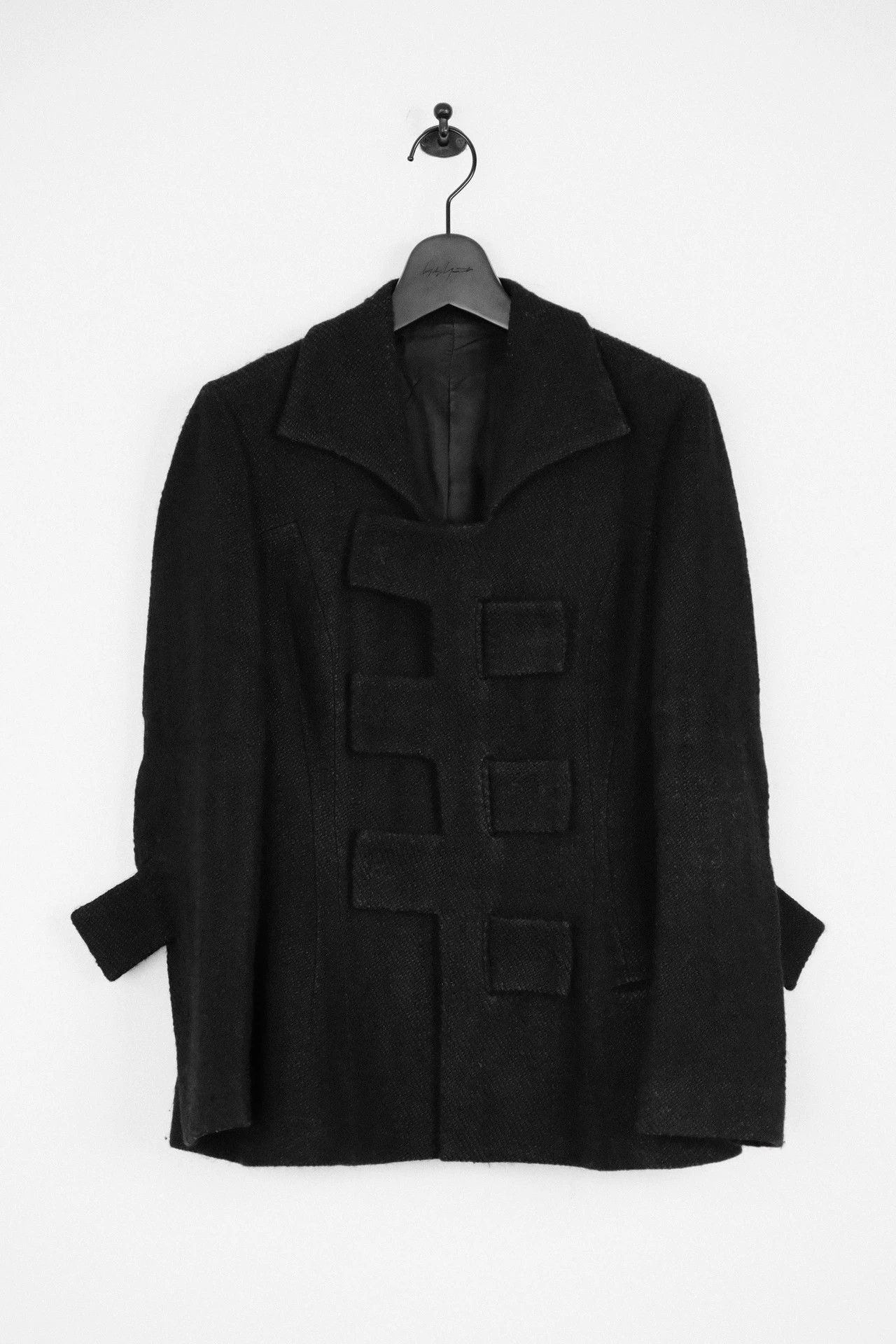 Yohji Yamamoto Yohji Yamamoto 08AW Archive Block Decon Ballet Jkt Wmn's Size XS / US 0-2 / IT 36-38 - 3 Thumbnail
