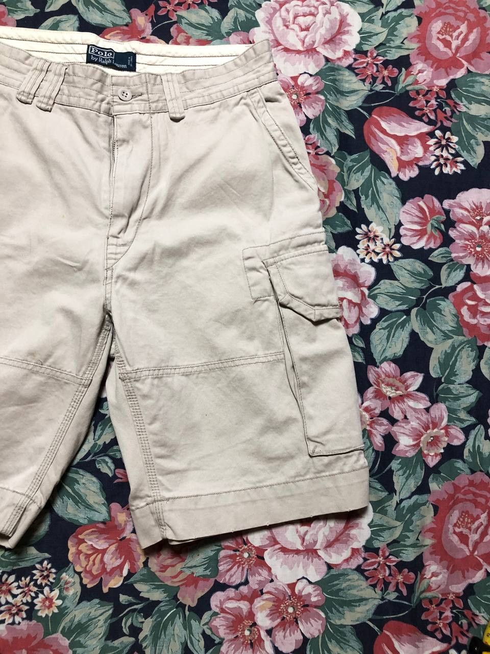 Polo Ralph Lauren Polo Ralph Lauren Shorts Cargo Y2K Beige Pockets Military Size US 32 / EU 48 - 22 Thumbnail