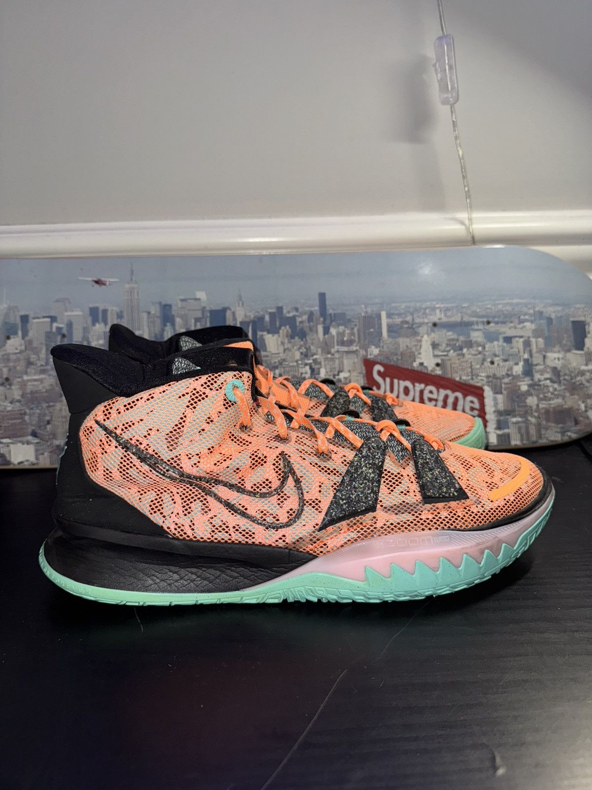 Nike Nike Kyrie 7 Play for the Future Atomic Orange 2020 Size US 13 / EU 46 - 3 Thumbnail