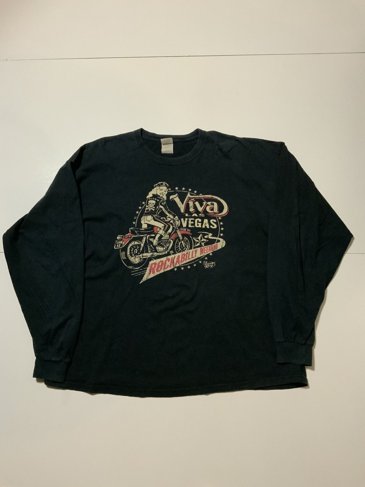 Other Viva Las Vegas Rockabilly Vince Ray Pinup Girl T-Shirt Size US XXL / EU 58 / 5 - 2 Thumbnail