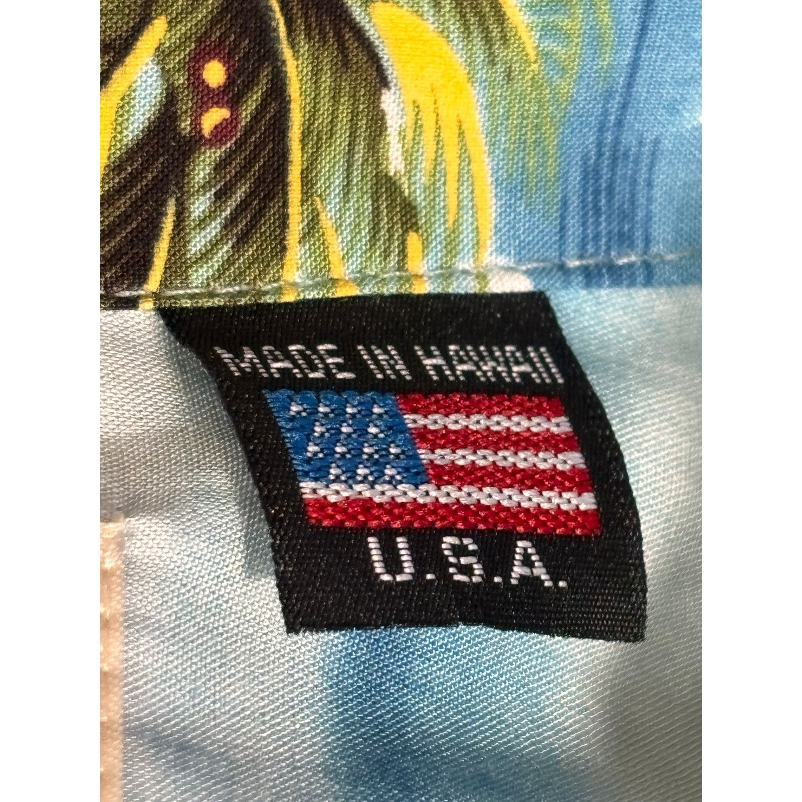 Vintage KALAHEO Hawaiian Shirt Large Blue Tropical Island Hawaii Size US L / EU 52-54 / 3 - 6 Thumbnail