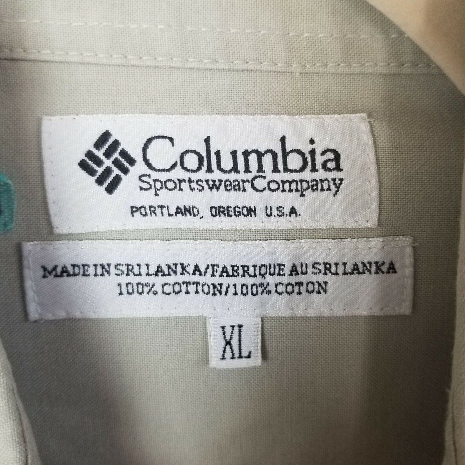 Columbia Vintage Columbia Mens Khaki Canvas Shooting Hunting Shirt XL Size US XL / EU 56 / 4 - 6 Thumbnail
