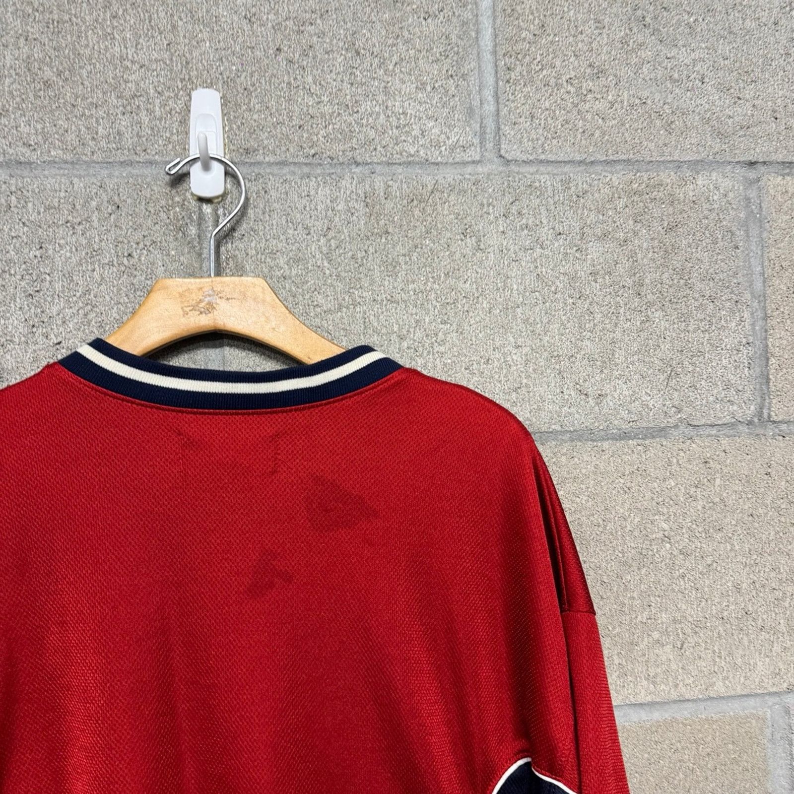 Polo Ralph Lauren Vintage Polo Sport Ralph Lauren button up Jersey xl red blue Size US XL / EU 56 / 4 - 5 Thumbnail