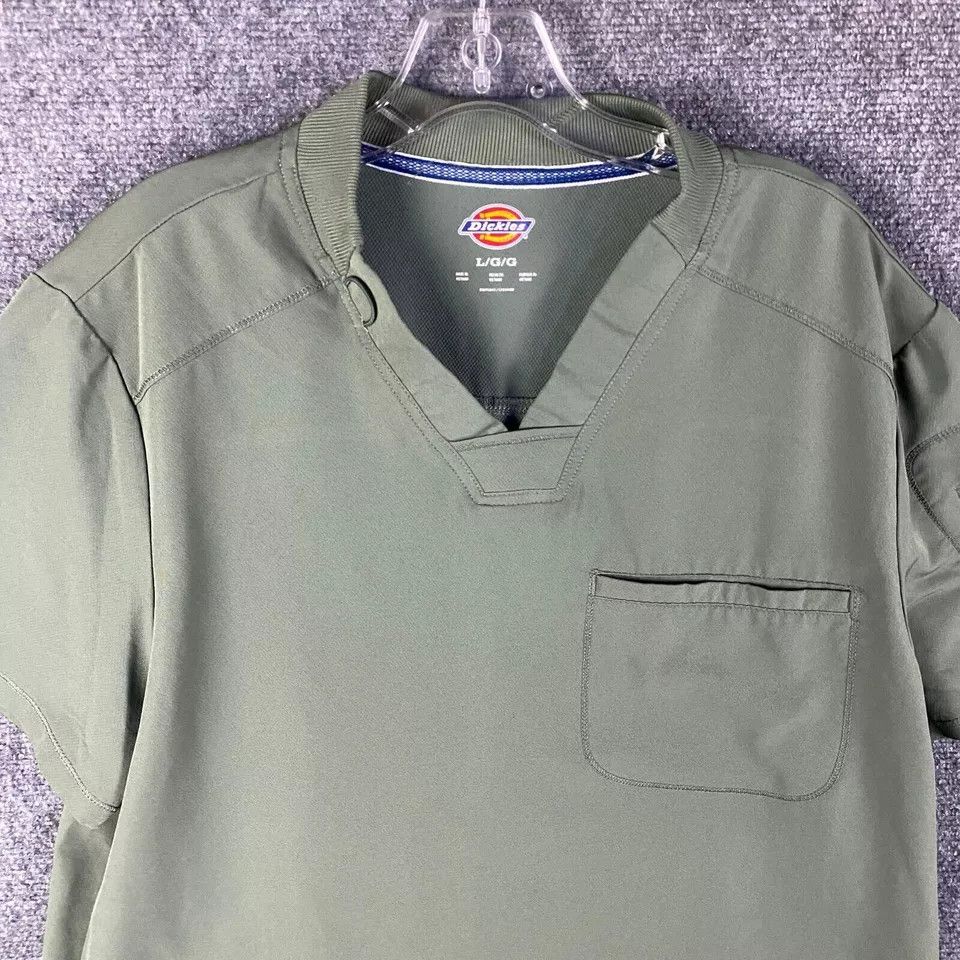 Dickies Dickies Scrubs Top Women's Large Workwear Short Sleeve Size L / US 10 / IT 46 - 2 Thumbnail