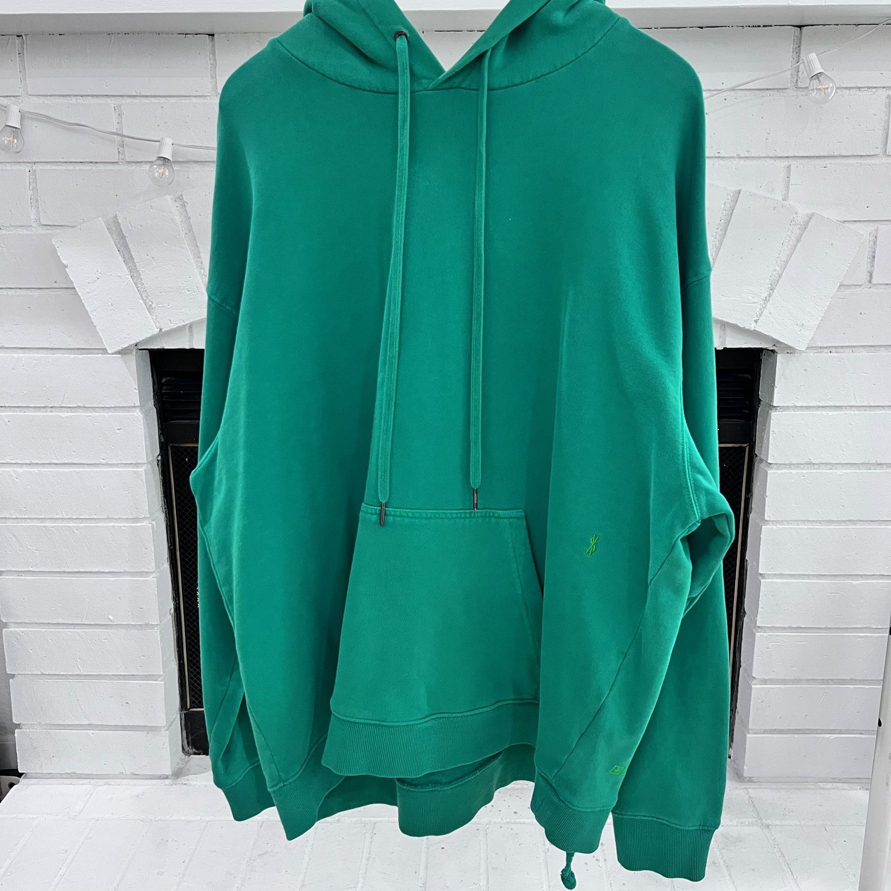 Ksubi Ksubi Back Logo Green Drawstring Hoodie Size US XL / EU 56 / 4 - 2 Thumbnail
