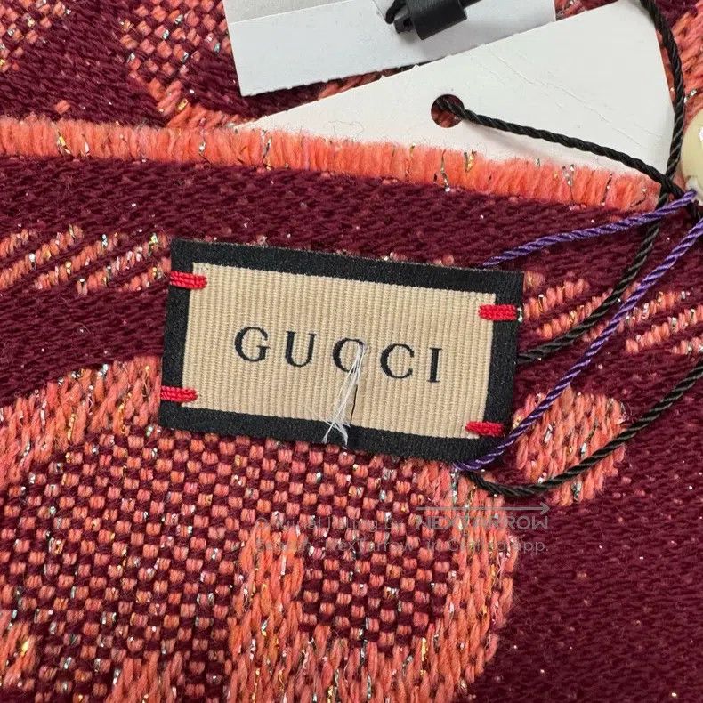Gucci Gucci Double G full-printed scarf Size ONE SIZE - 5 Thumbnail