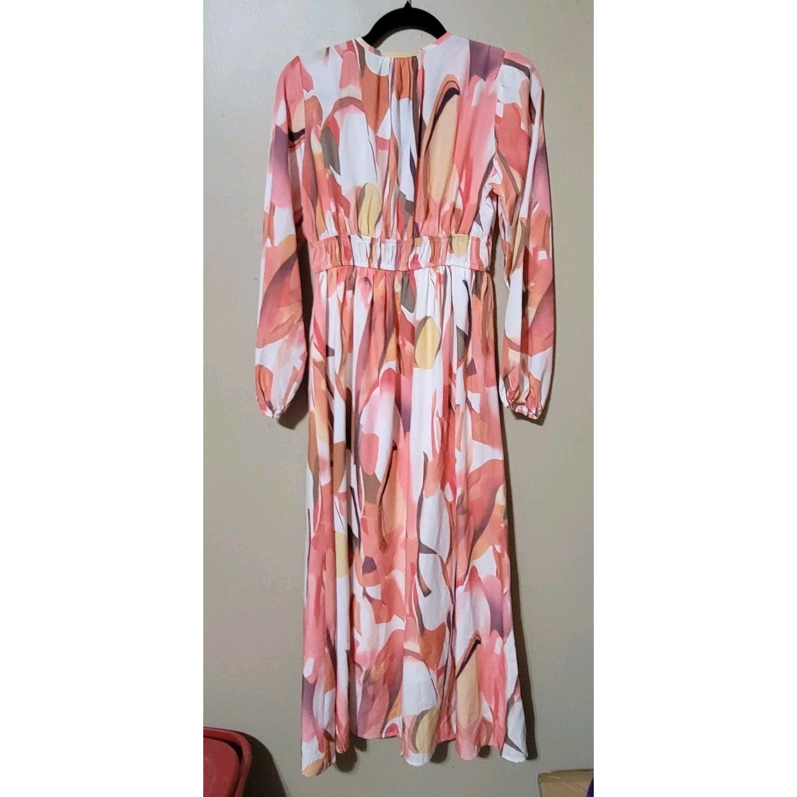 & Other Stories Laquin Long Sleeve Maxi Dress Sz L Beach Vacation Date Night Size L / US 10 / IT 46 - 10 Thumbnail