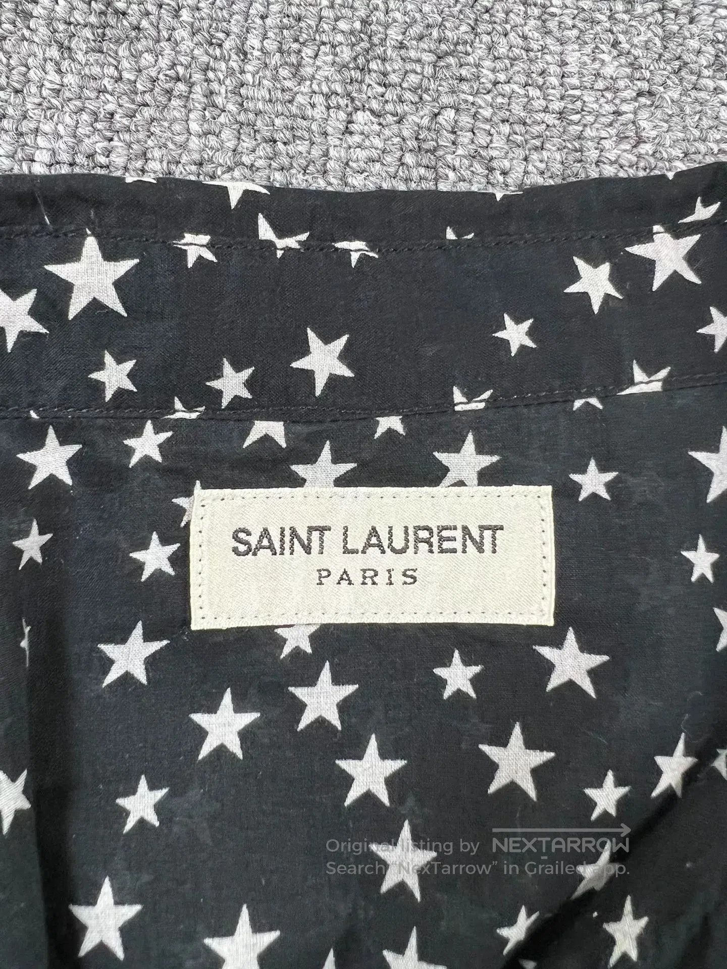 Saint Laurent Paris Saint Laurent Star Print Shirt Size M. Size US M / EU 48-50 / 2 - 3 Thumbnail
