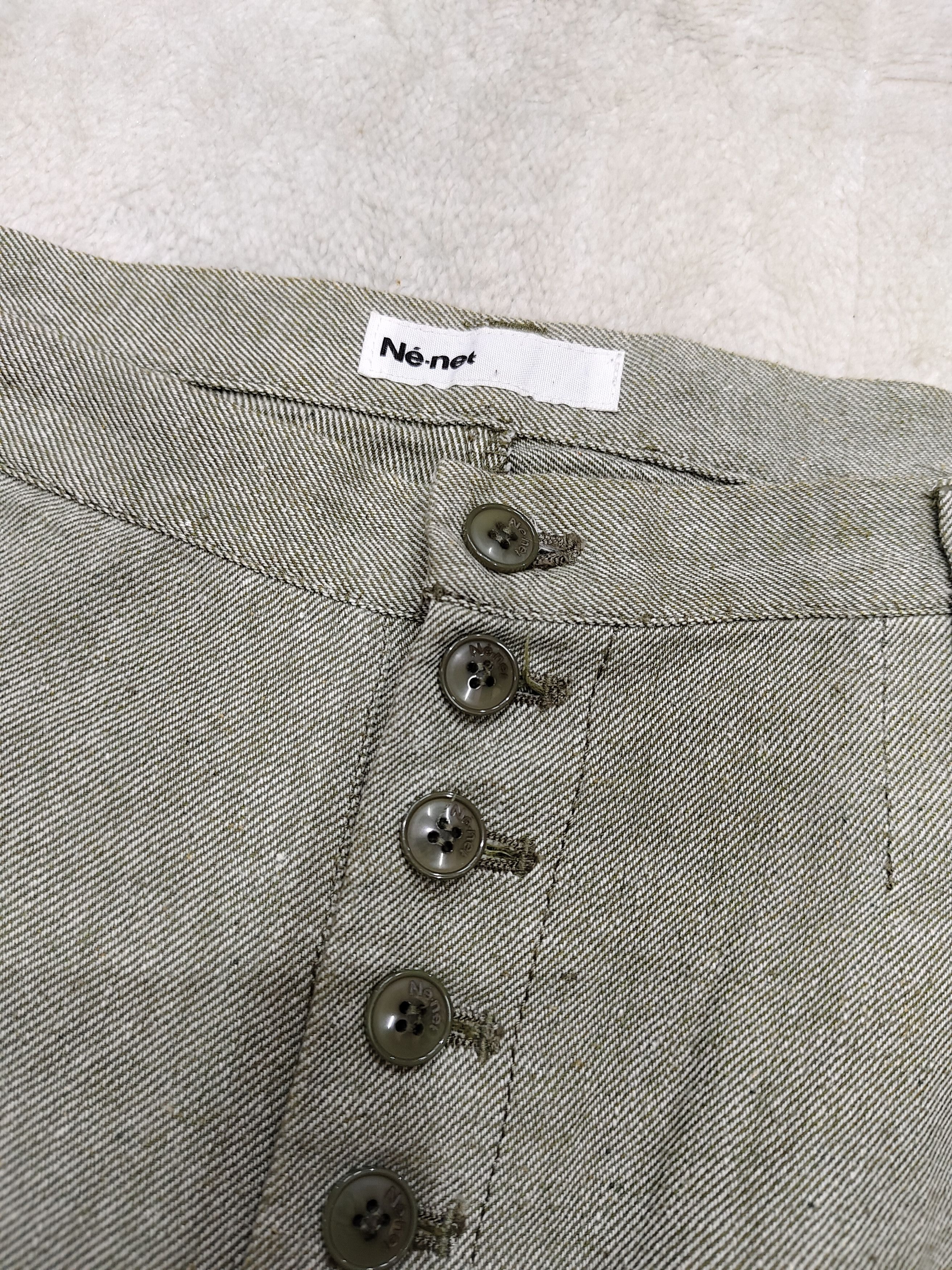 Ne-Net 🇯🇵Ne-Net🇯🇵 by Issey Co Tape Drop Crotch Cropped Pants Size 30" / US 8 / IT 44 - 6 Thumbnail
