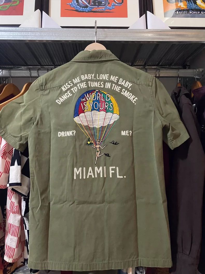 Wacko Maria wacko maria Embroidered short-sleeved shirt 2503-Nextarrow Size US M / EU 48-50 / 2 - 1 Thumbnail