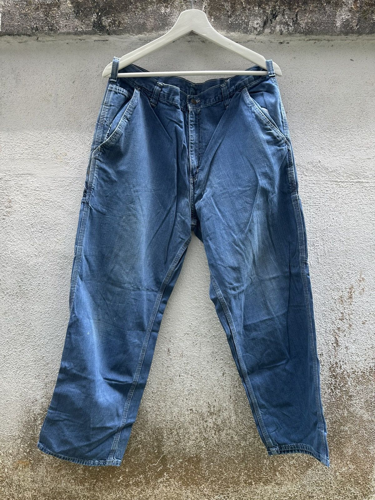Carhartt × Vintage Vintage Carhartt Carpenter pants baggy BOSS01 Size US 38 / EU 54 - 2 Thumbnail
