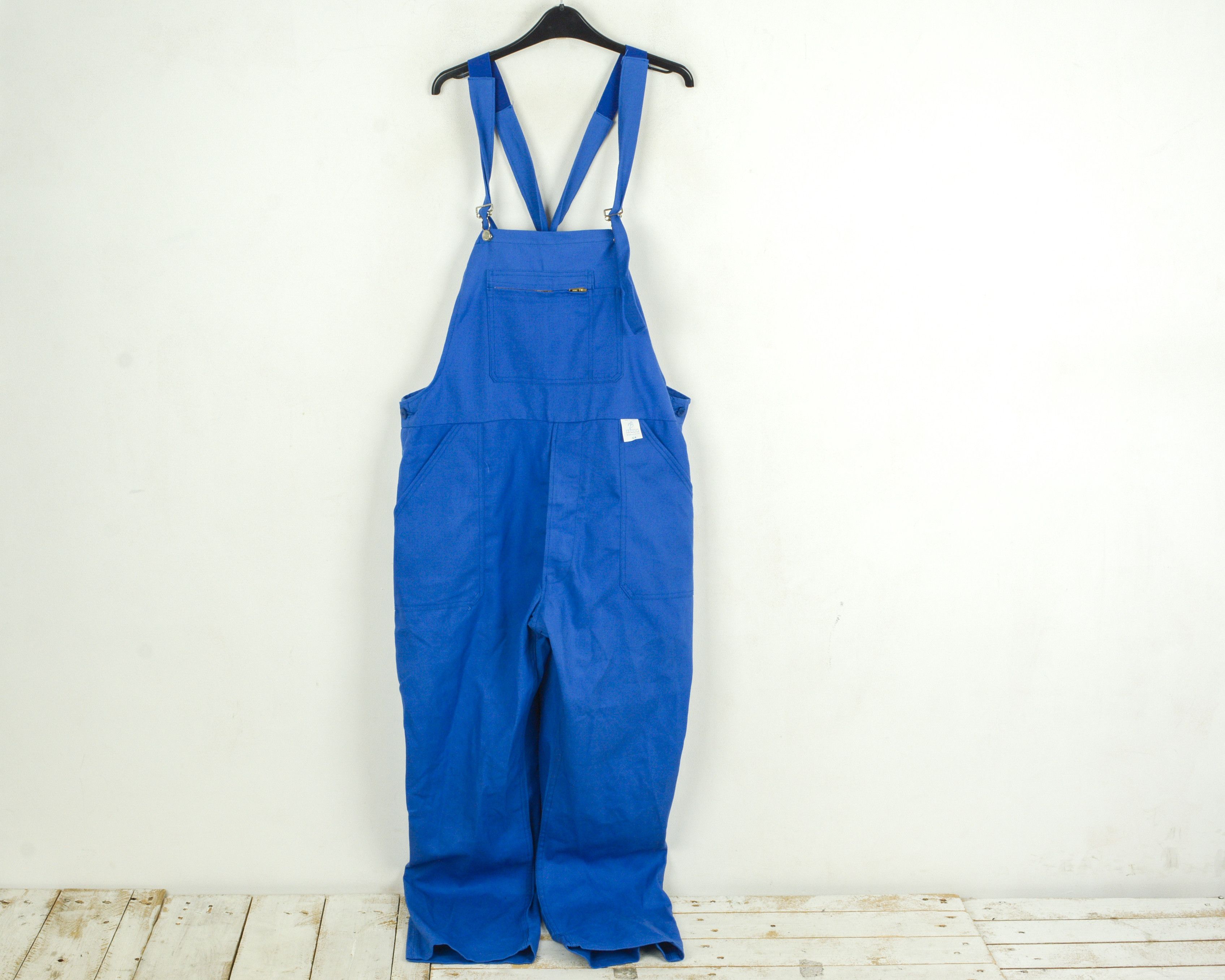 Vintage Le Coq Bordeaux Men XL Dungarees Bibs EU 54 Jumpsuit Overall Size US 38 / EU 54 - 1 Thumbnail