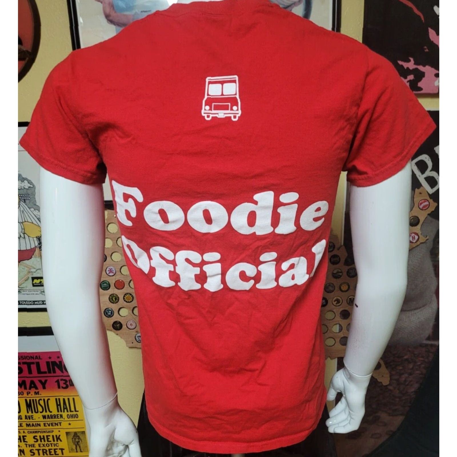 Gildan Food Truck Festivals of America Foodie Official T Shirt S Shirt Red Men Small Massachusetts Gildan 100% Cotton Crew Neck Short Sleeve T-Shirt” Size US S / EU 44-46 / 1 - 3 Thumbnail