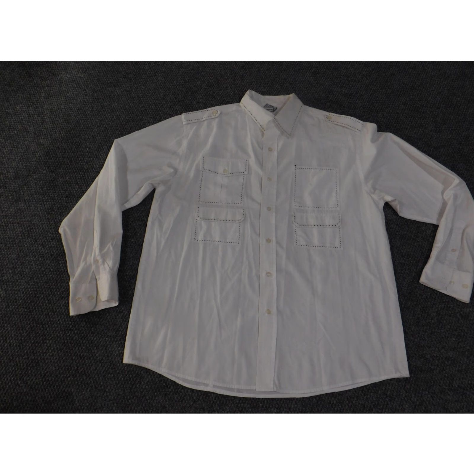 Avirex Avirex Shirt Mens XL Utility Button Up Epaulet Overshirt Safari Military Top Size US XL / EU 56 / 4 - 3 Thumbnail