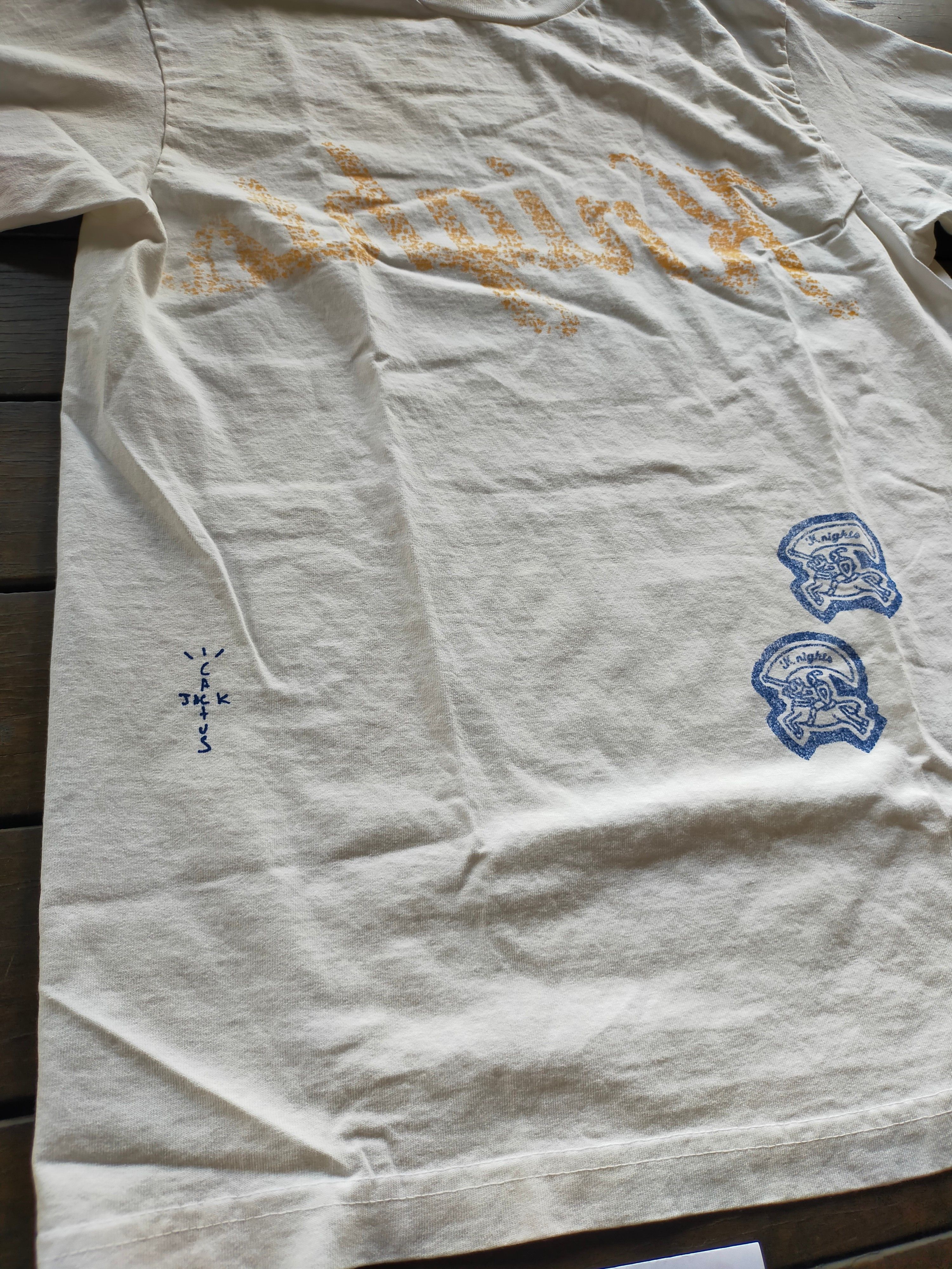 Travis Scott Travis Scott Elkins Knights Utopia white shirt tour merch Size US M / EU 48-50 / 2 - 7 Thumbnail