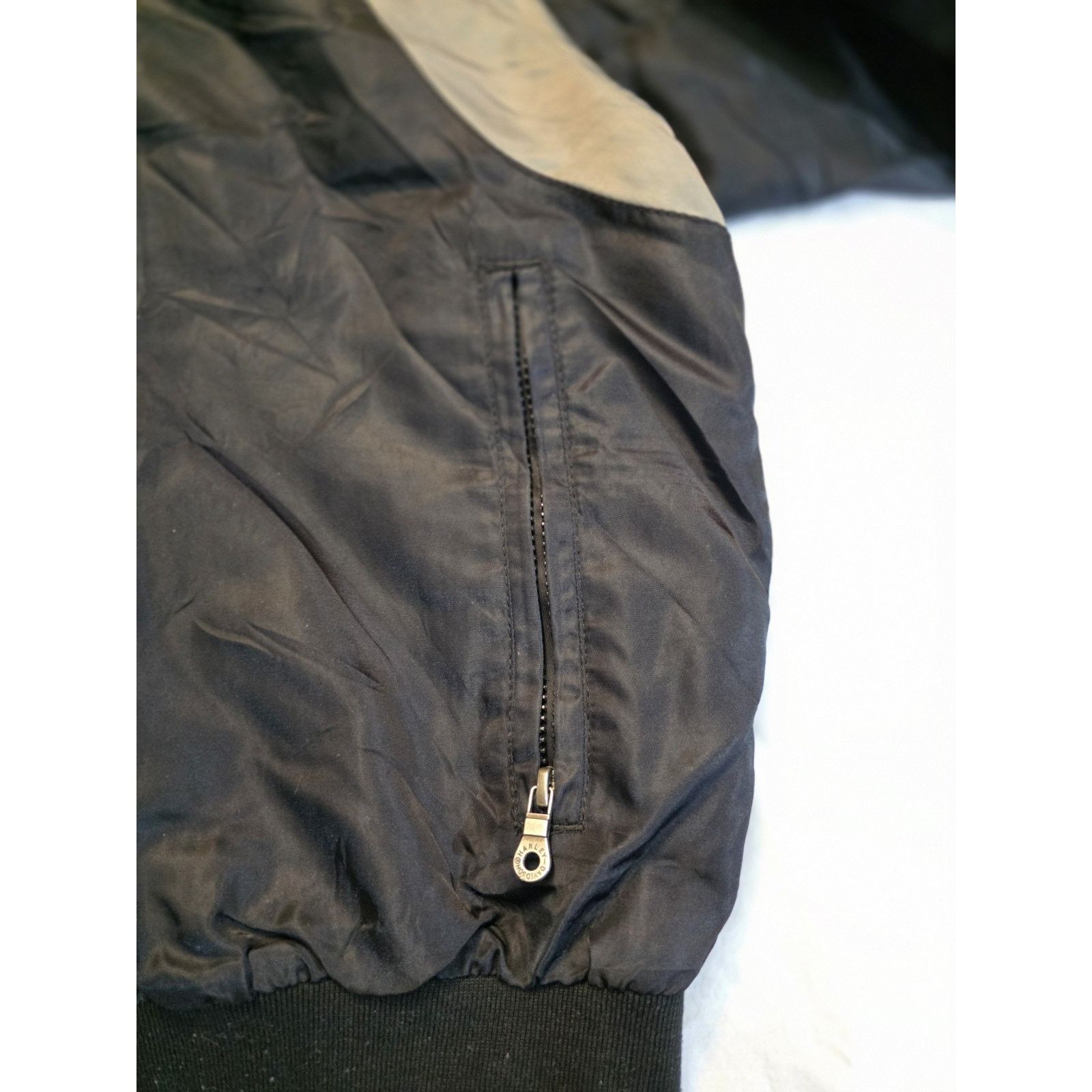 Harley Davidson Harley-Davidson Motorcycle Jacket Men's Black & Gray Size US L / EU 52-54 / 3 - 3 Thumbnail