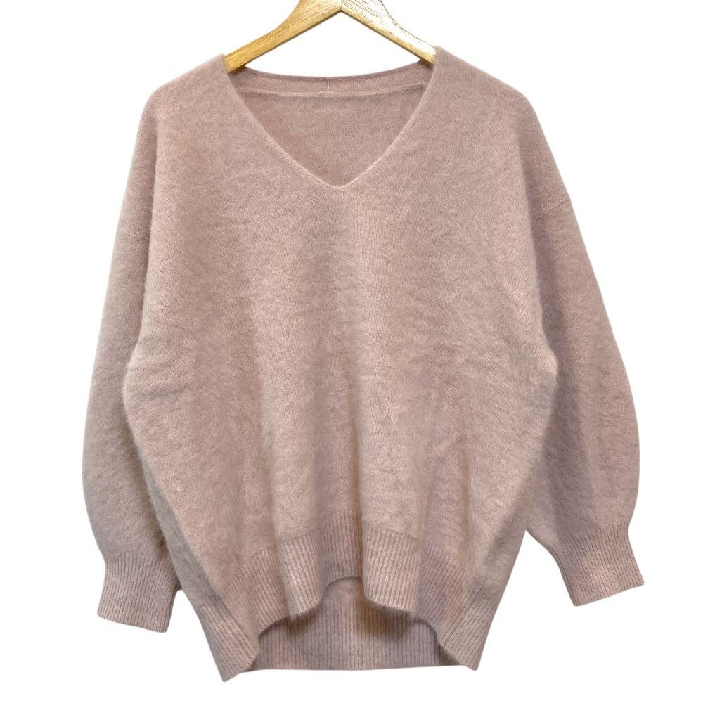 Other Other Loungedress FUR Cashmere V Knit Textile Tops LDZ1052205A0002 DUTY FREE for USA Size ONE SIZE - 1 Thumbnail