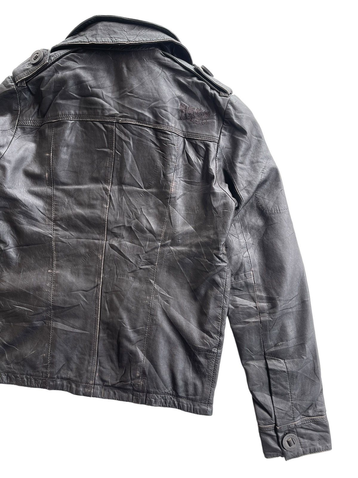 Superdry AW10 Superdry Brad Cuir Leather Jacket Size US S / EU 44-46 / 1 - 8 Thumbnail
