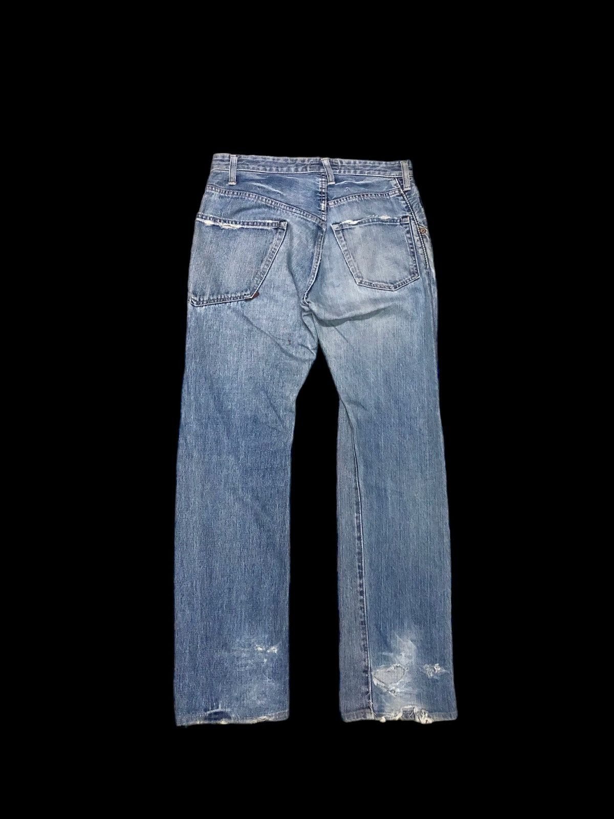 Johnbull SPECIAL DESIGN DISTRESSED SELVEDGE DENIM Size US 31 - 2 Thumbnail