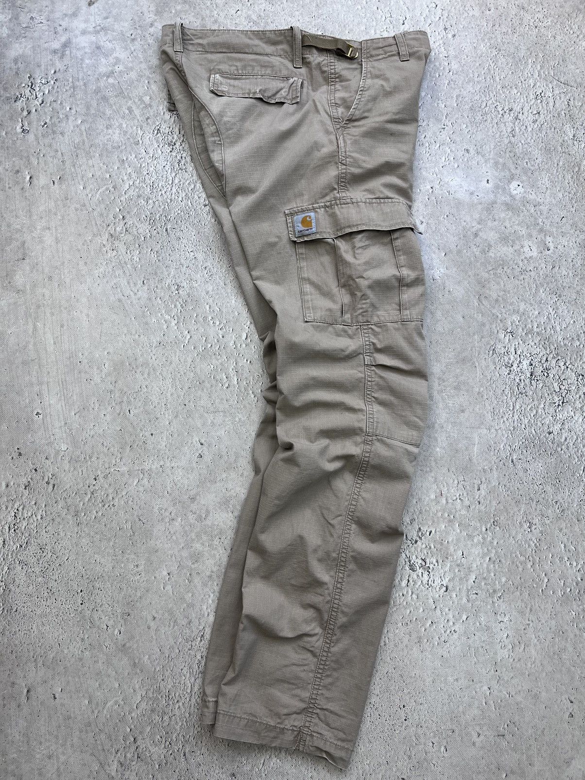 Carhartt × Vintage Vintage Carhartt Cargo Pants Thrashed Travis Scott Style Size US 30 / EU 46 - 8 Thumbnail