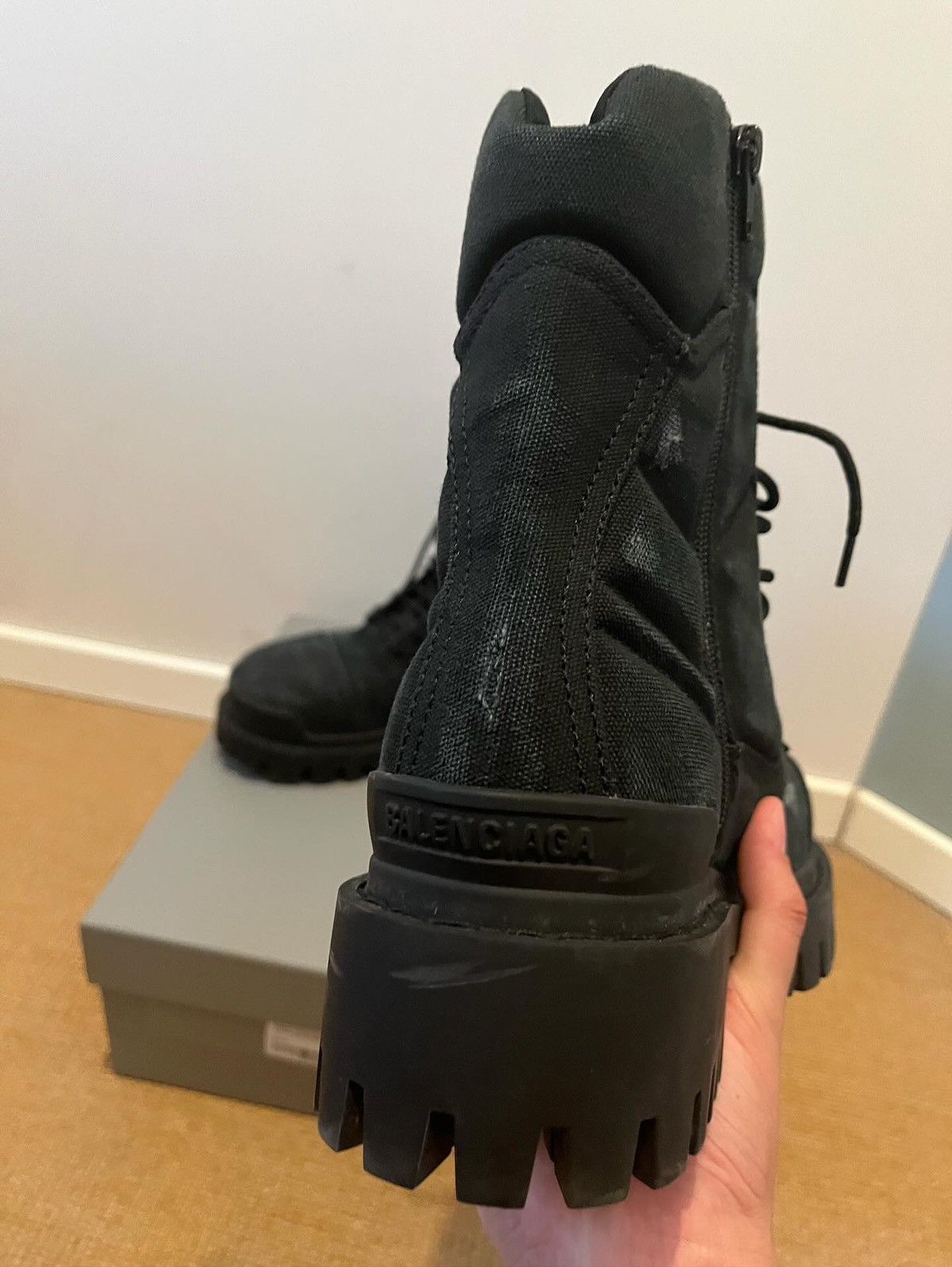Balenciaga Strike Canvas Boots sz. 43 (DSWT) Size US 10 / EU 43 - 4 Thumbnail