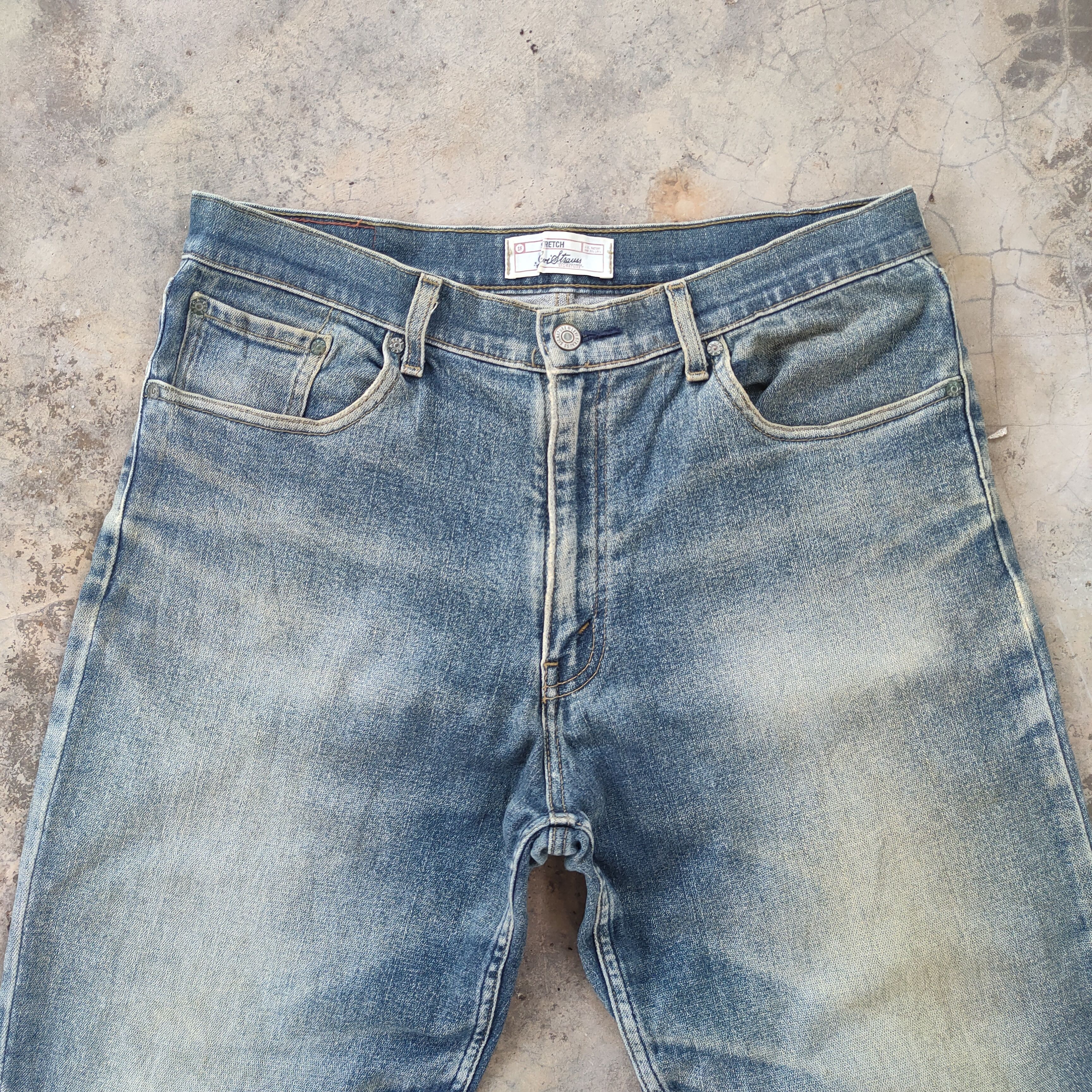 Levi's W36 VINTAGE SIGNATURE FADED RIPPEP JEAN DENIM PANTS Size US 36 / EU 52 - 3 Thumbnail