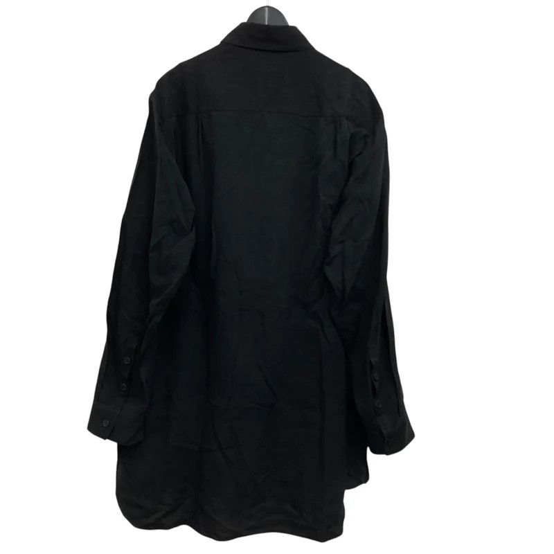 Yohji Yamamoto Yohji Yamamoto pour homme 22AW Gathered Back Layered Shirt Size US M / EU 48-50 / 2 - 2 Thumbnail