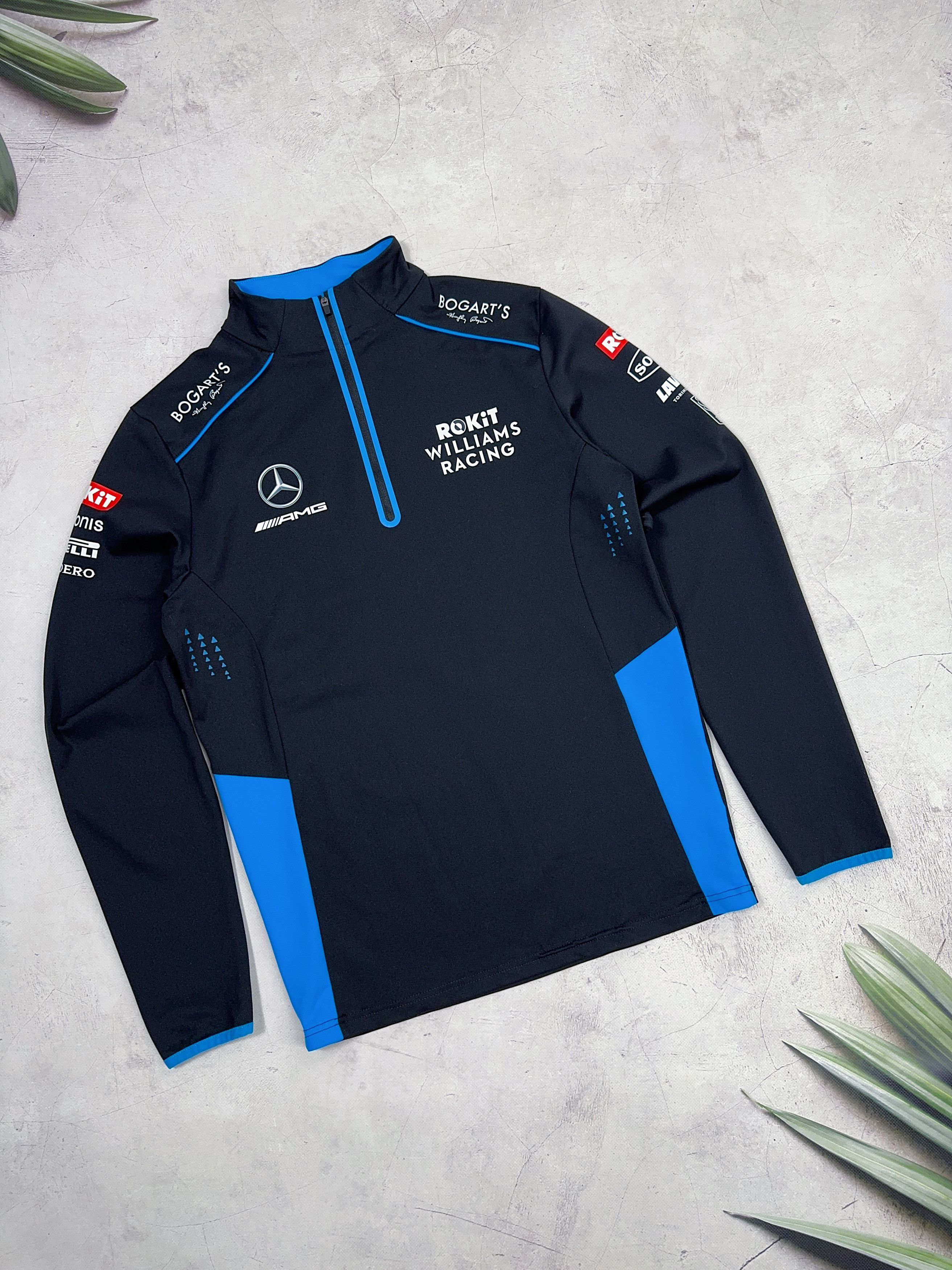Formula 1 Williams Racing Rokit 1/4 zip Sweatshirt F1 2020 Size US S / EU 44-46 / 1 - 8 Thumbnail