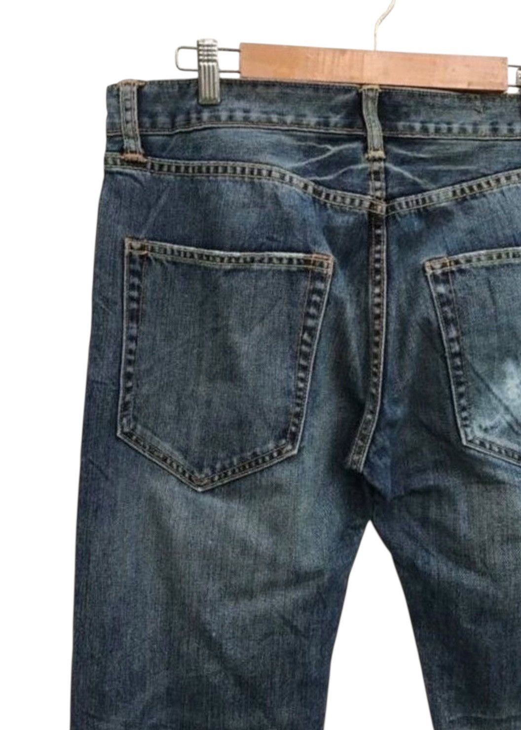 Ed Hardy Ed Hardy by Christian Audigier Bleach Denim Pants Size US 34 / EU 50 - 11 Thumbnail